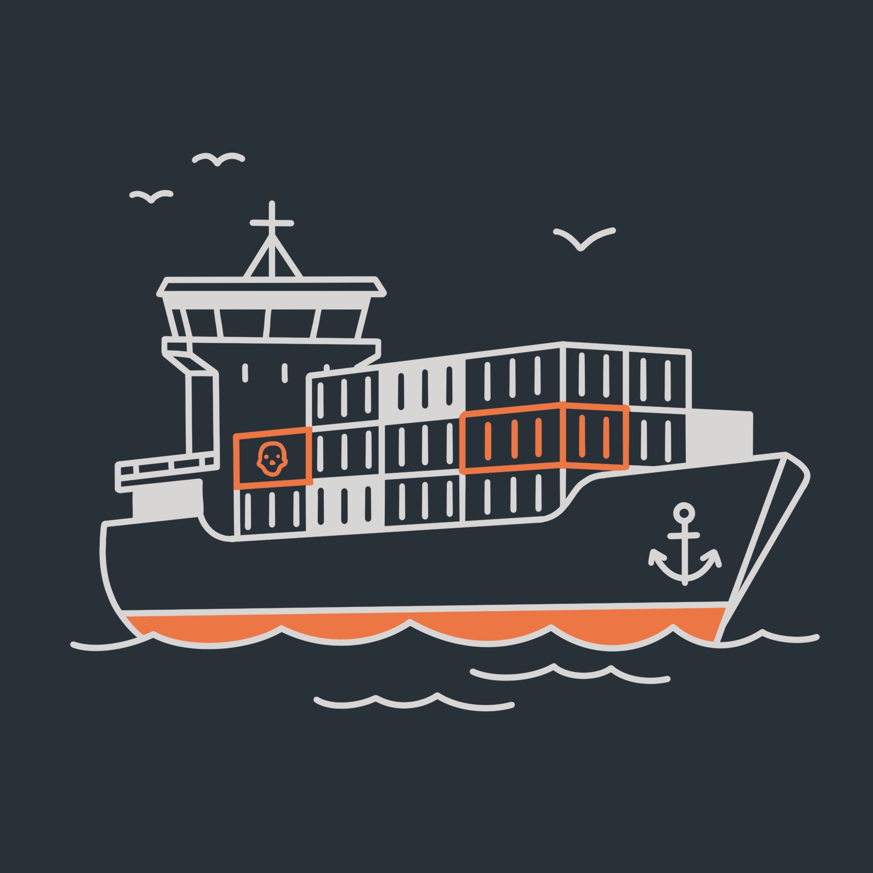 Тёмная сторона контейнеров